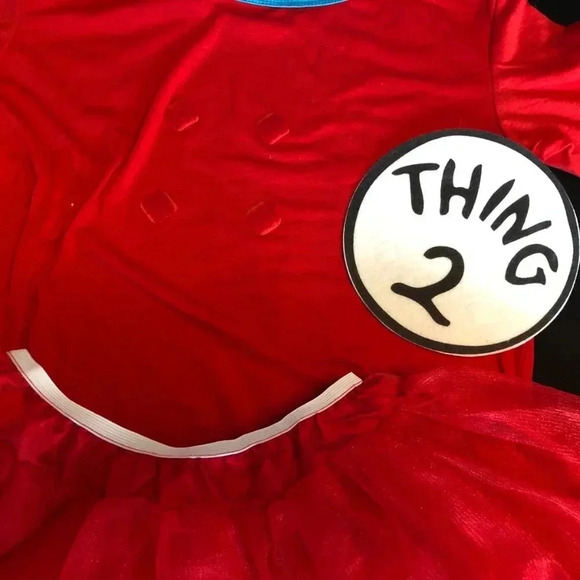 Dr. Seuss Thing 1 or 2 costume kids Medium - Picture 3 of 8